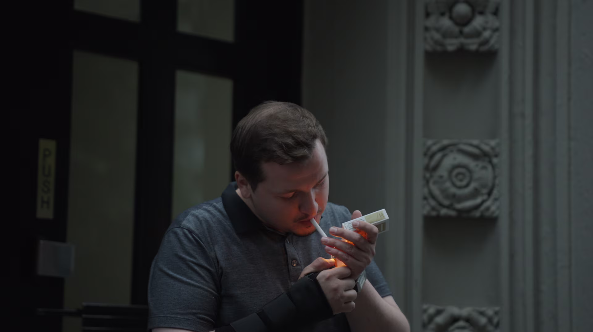 Landlord is Late on His Rent — Fire, film still